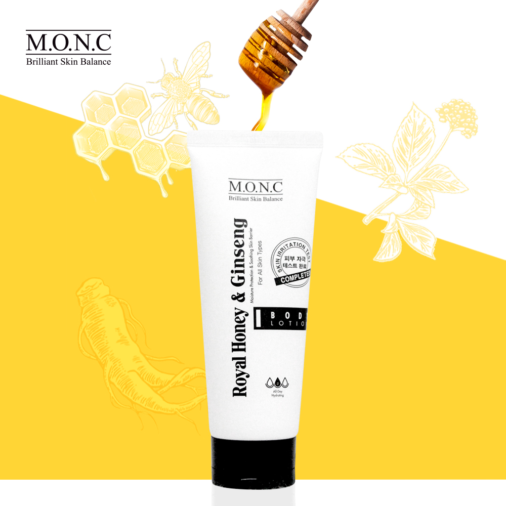 _MONC_ Royal Honey _ Ginseng Body Lotion 150ml_ Skin Care_ Body Lotion_ Fast_absorbing_ Non_greasy